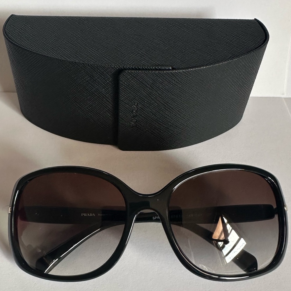 PRADA SPR 08O Women’s Sunglass Frame In Black/Gradient 57-17-130